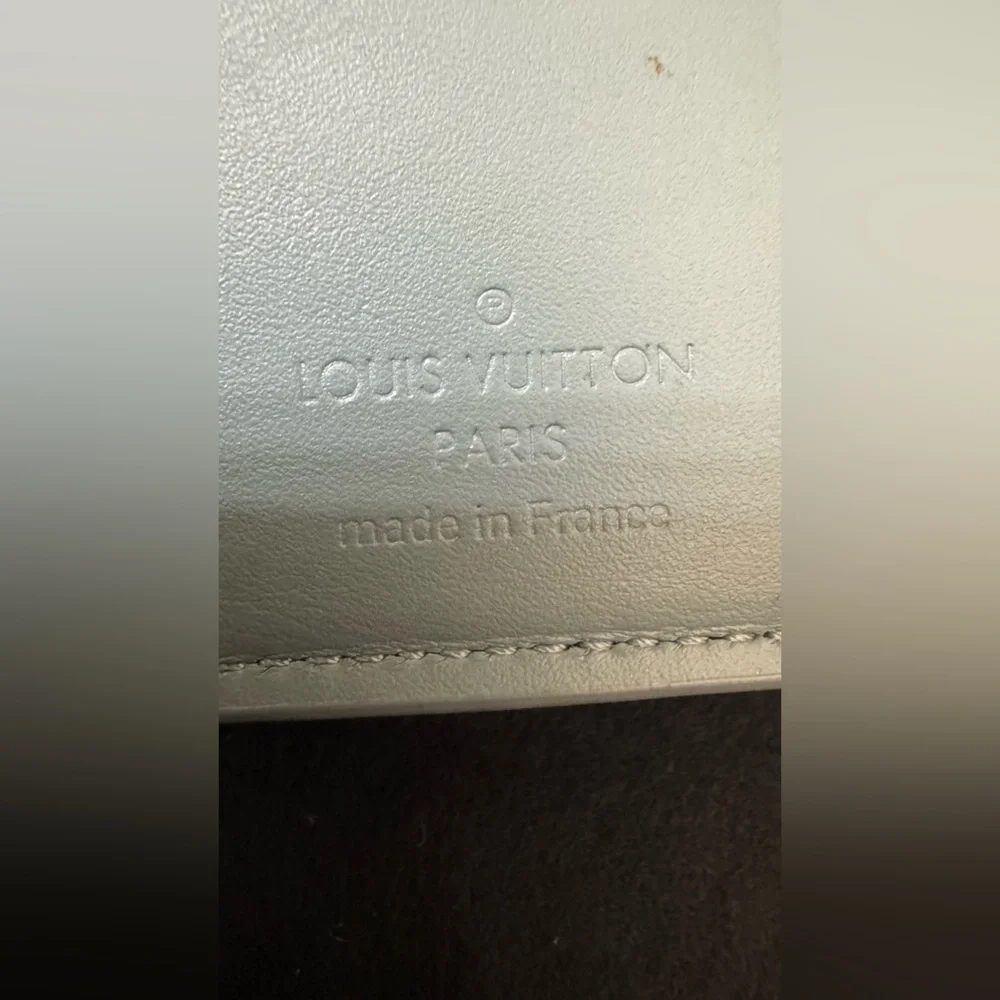 Louis Vuitton Monogram Taurillon Leather Wallet- Snow  #M14252